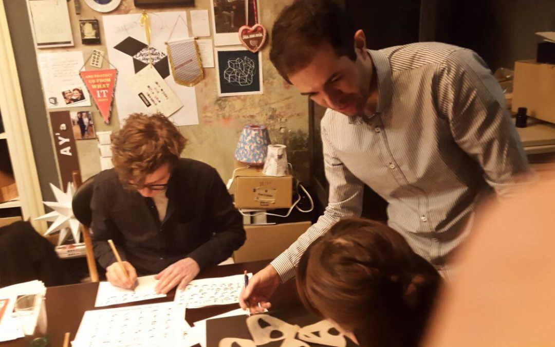 Typography & Calligraphy Workshop in Super Sense 2016